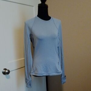 Lululemon Athletica Sky Blue Long Sleeve Top